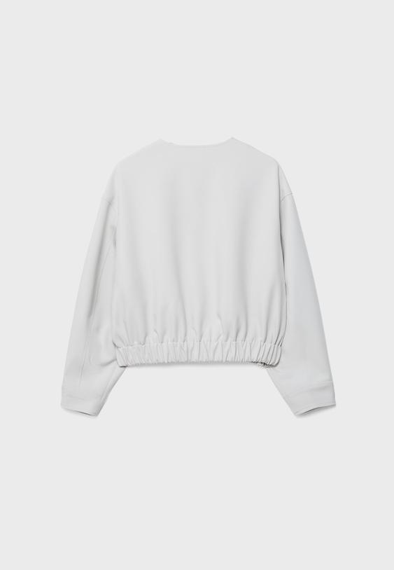 Bisiklet yaka şişme ceket - Görsel 8