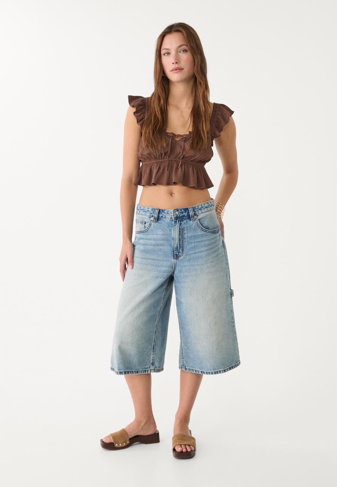 Bermuda Jean Stradivarius Bermuda Jorts, Stradivarius Women
