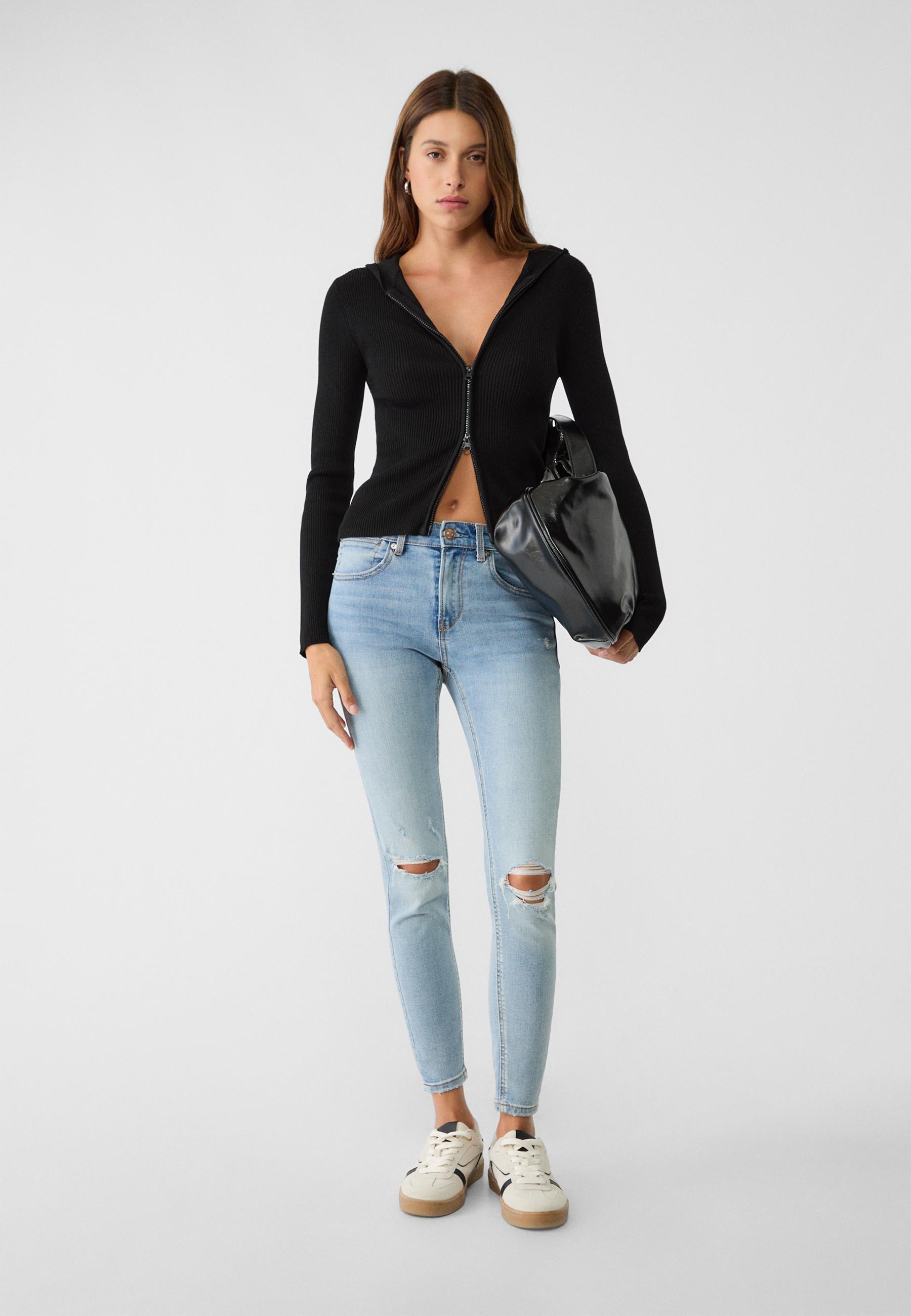Dsquared² Black Cotton Low Waist Skinny Denim Jeans main image 0