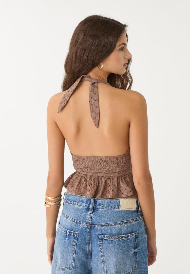 besticktes-neckholder-top