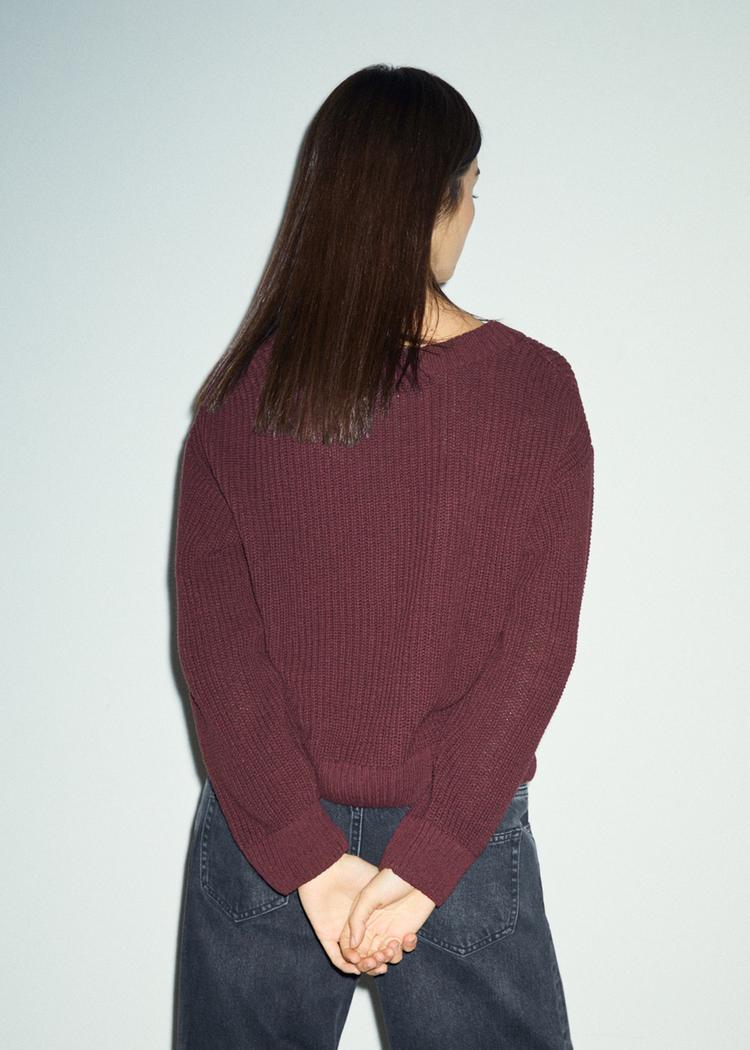 chaqueta punto botones