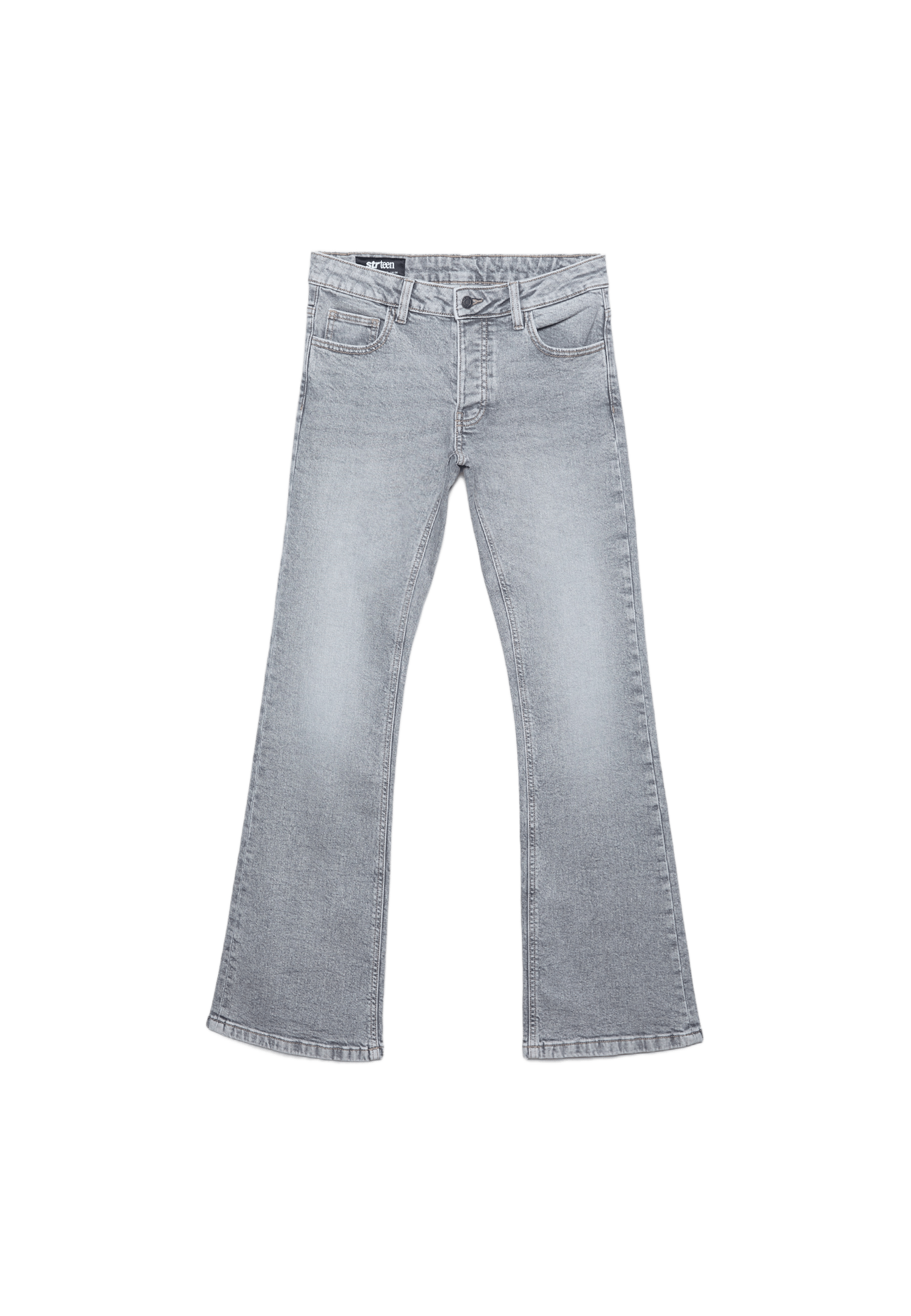 Düşük bel bootcut kesim kot pantolon - Görsel 9
