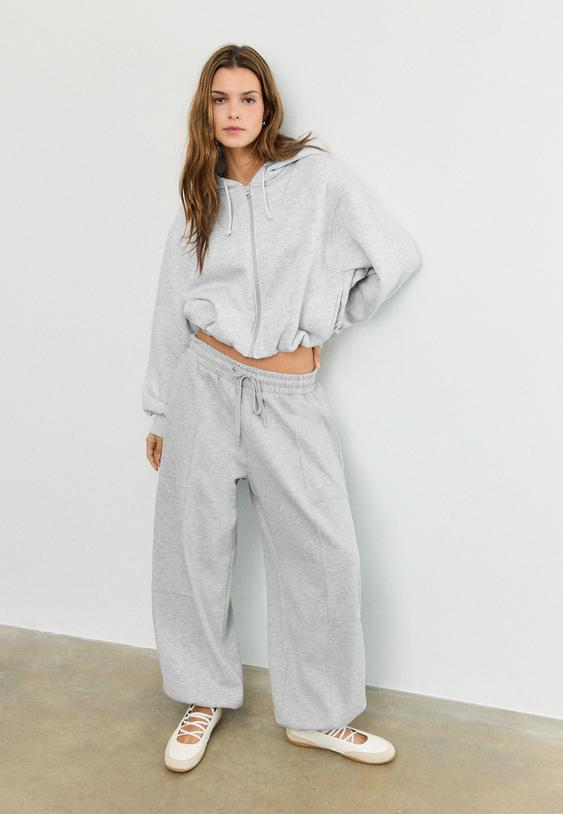 felpa bomber con cappuccio e stampa