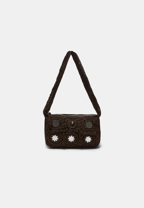 borsa a spalla crochet specchi