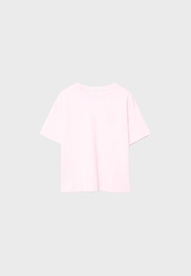 B01 Heavy weight regular fit basic T-shirt — Pastel pink 7
