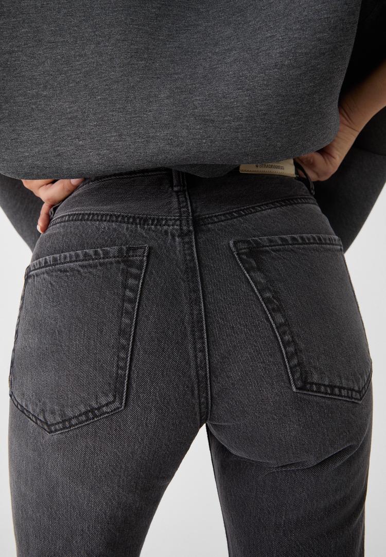 d98 jeans straight efecto vintage