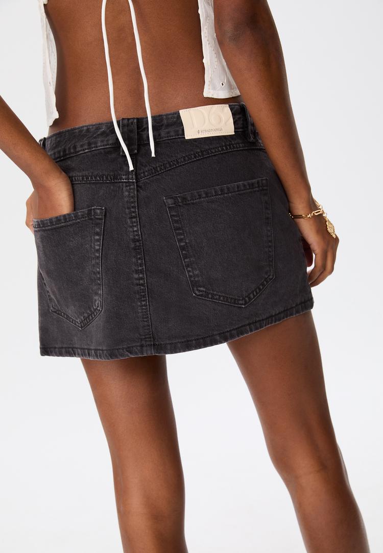 jupe short d62 en jean