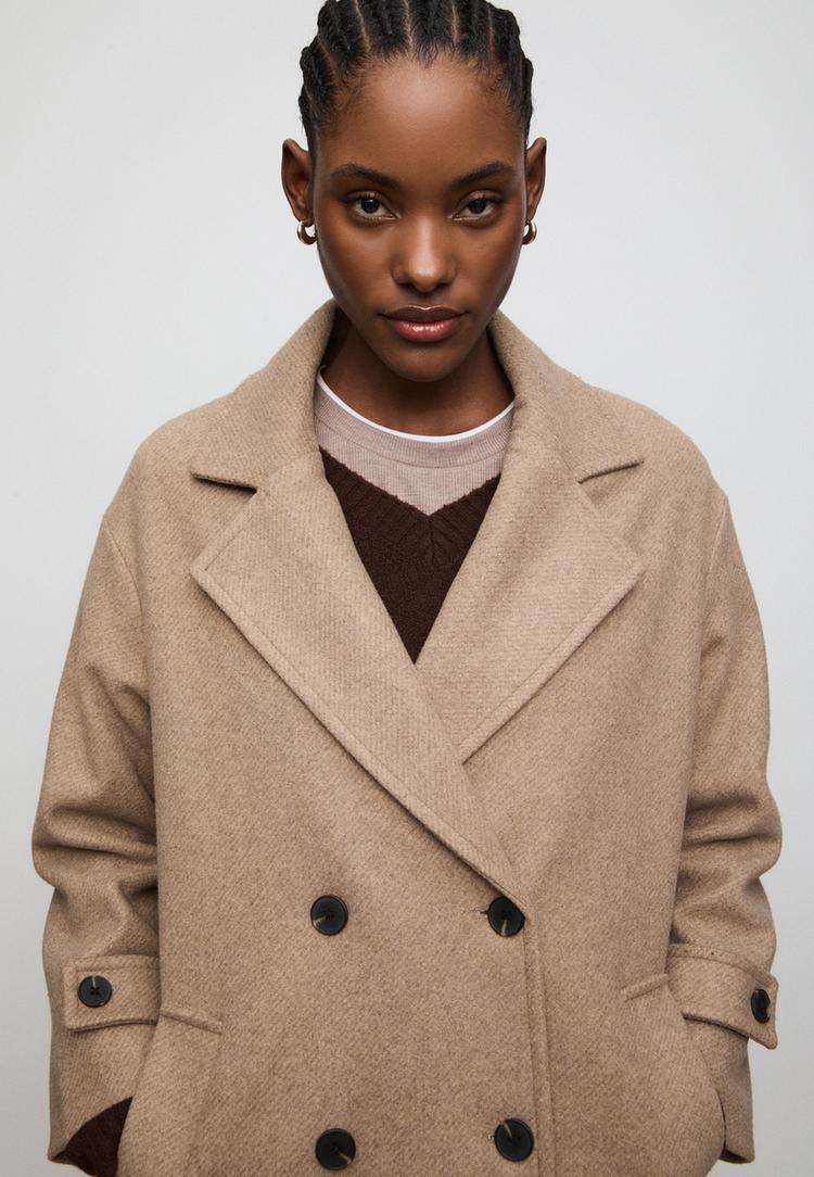 abrigo largo oversize