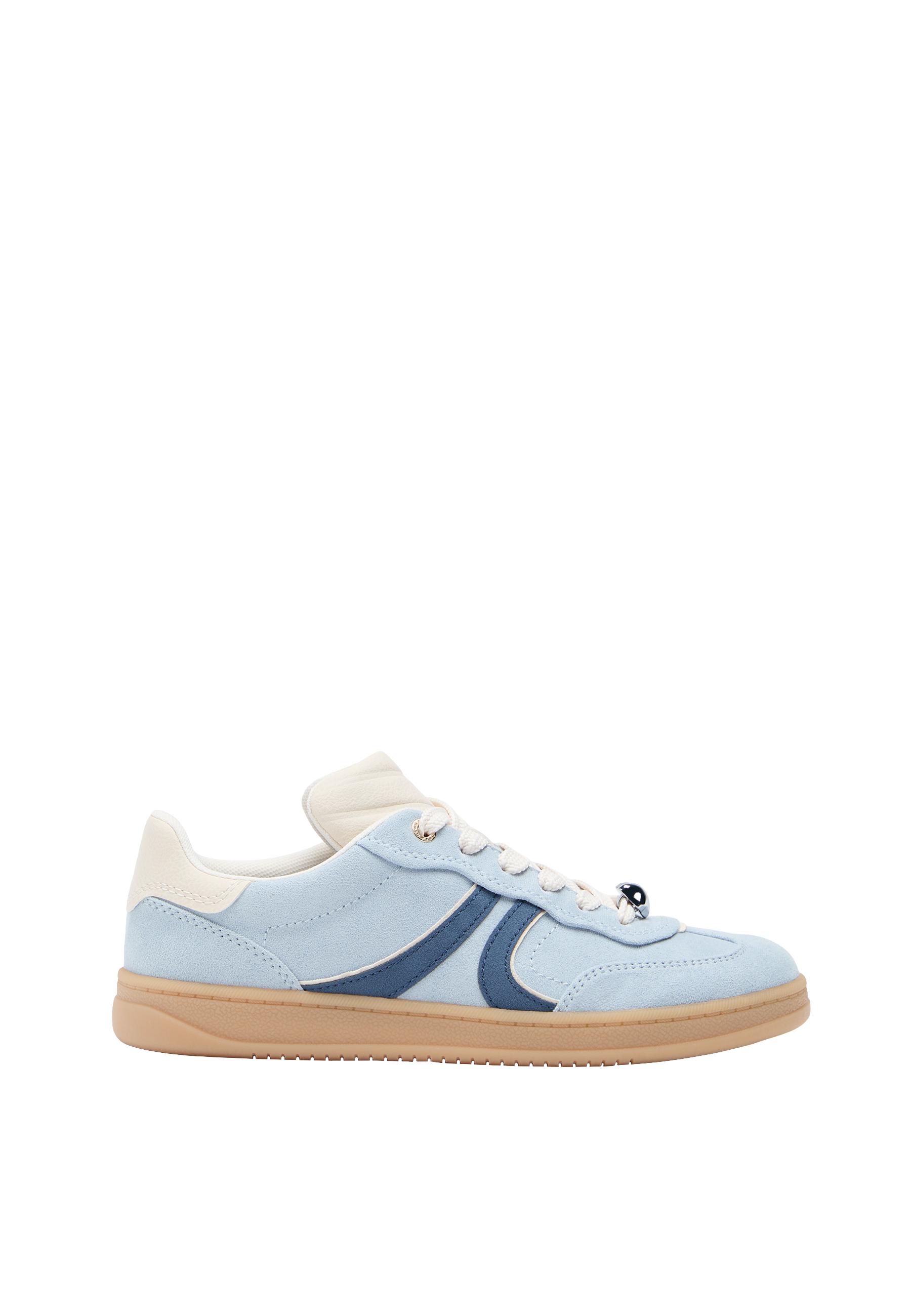 Faux suede casual trainers — Blue