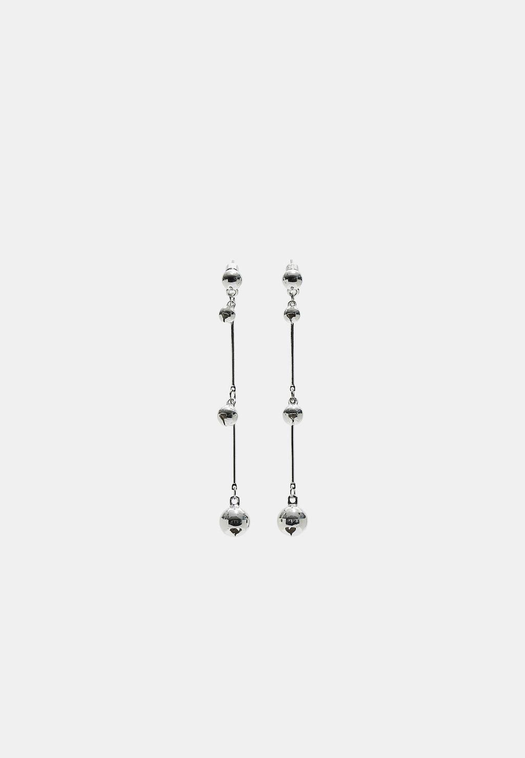 Pendientes largos abalorios