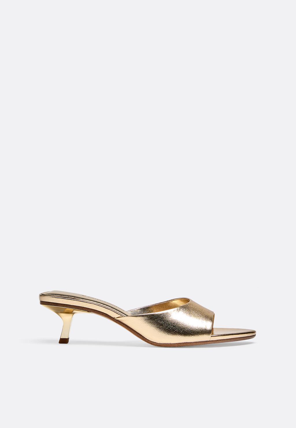 Metalliserade Mules