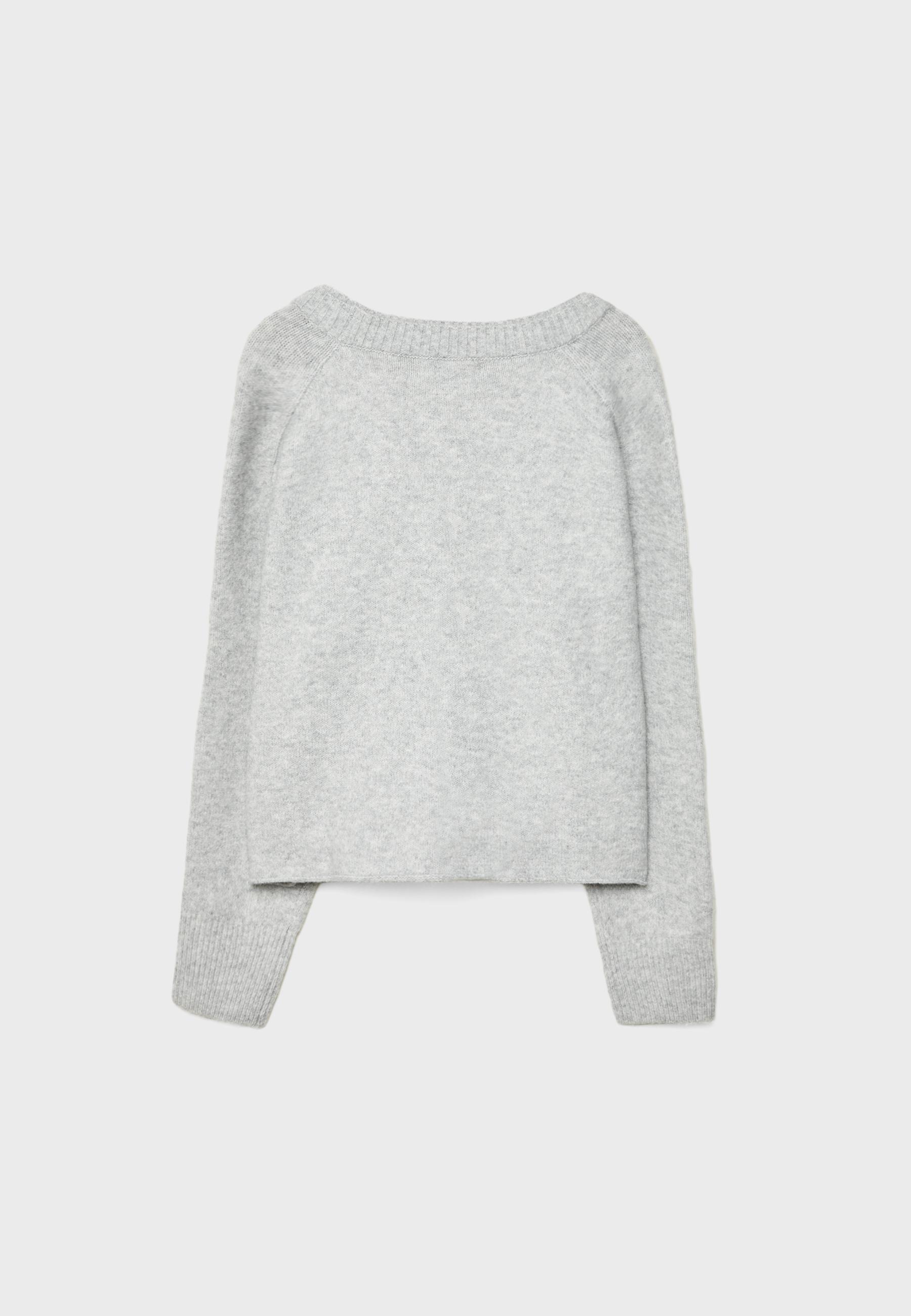 Knit cardigan with layered collar detail - Women's fashion