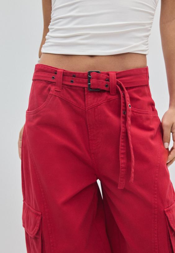 pantalon barrel cargo