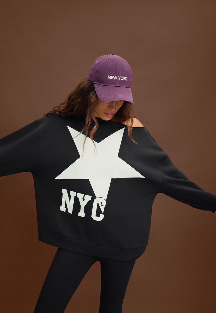 nyc omuzlar ack sweatshirt