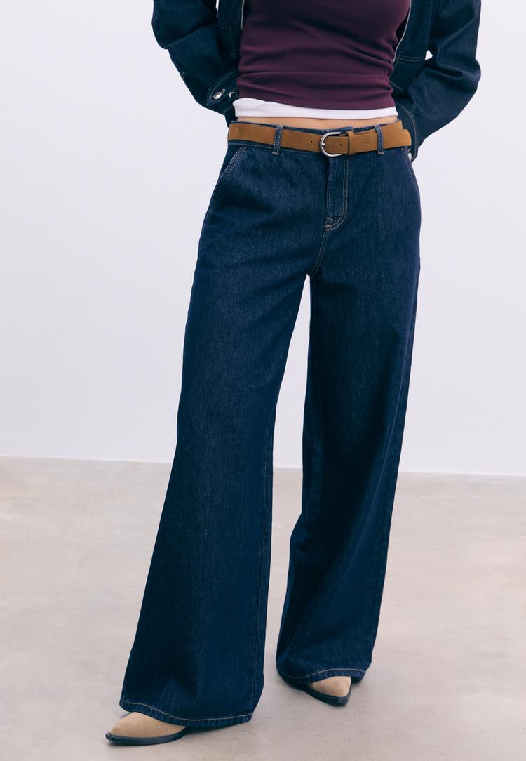 jeans fluido cinturon