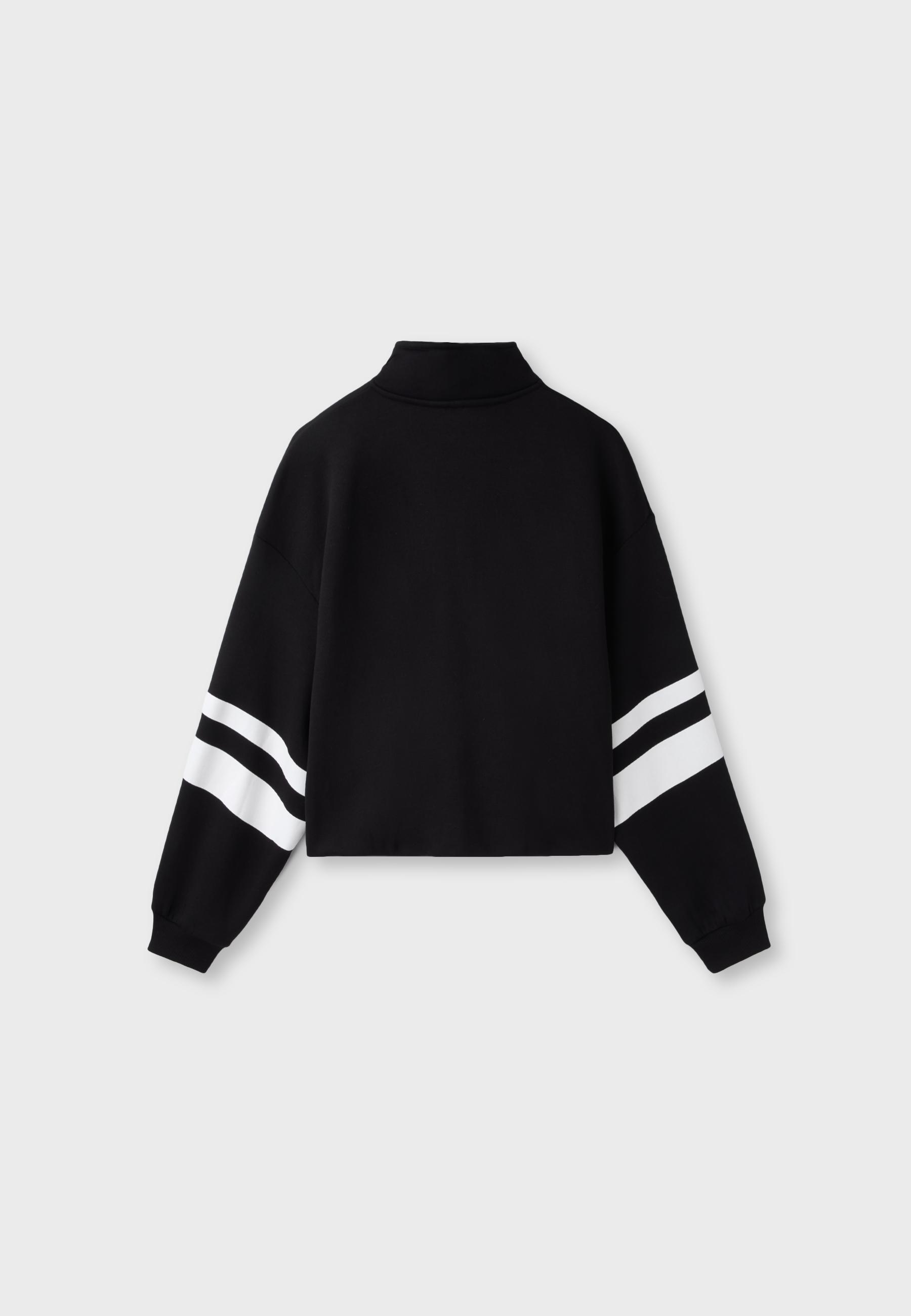 Graphic balloon sweatshirt — Black