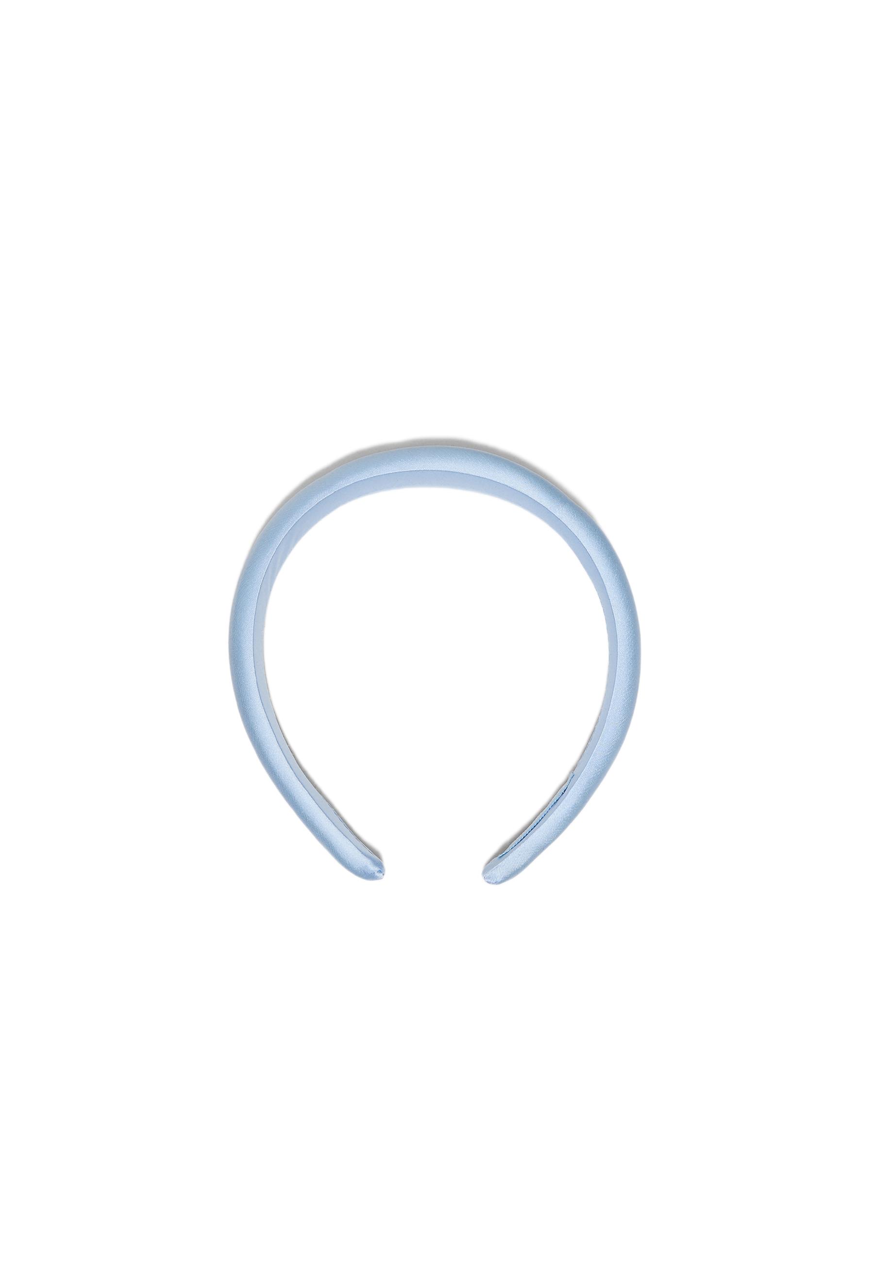 Rigid striped headband — Blue