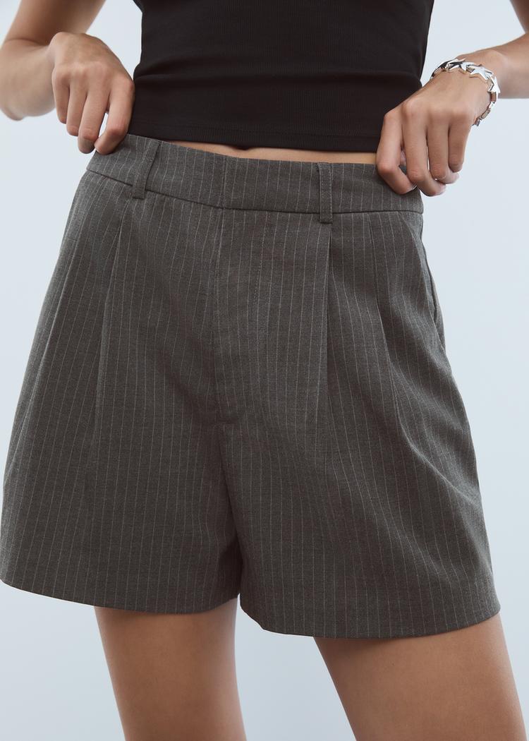shorts vestir pinzas rayas