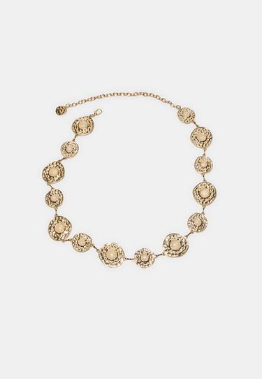 Bicolour metal belt — Gold 5