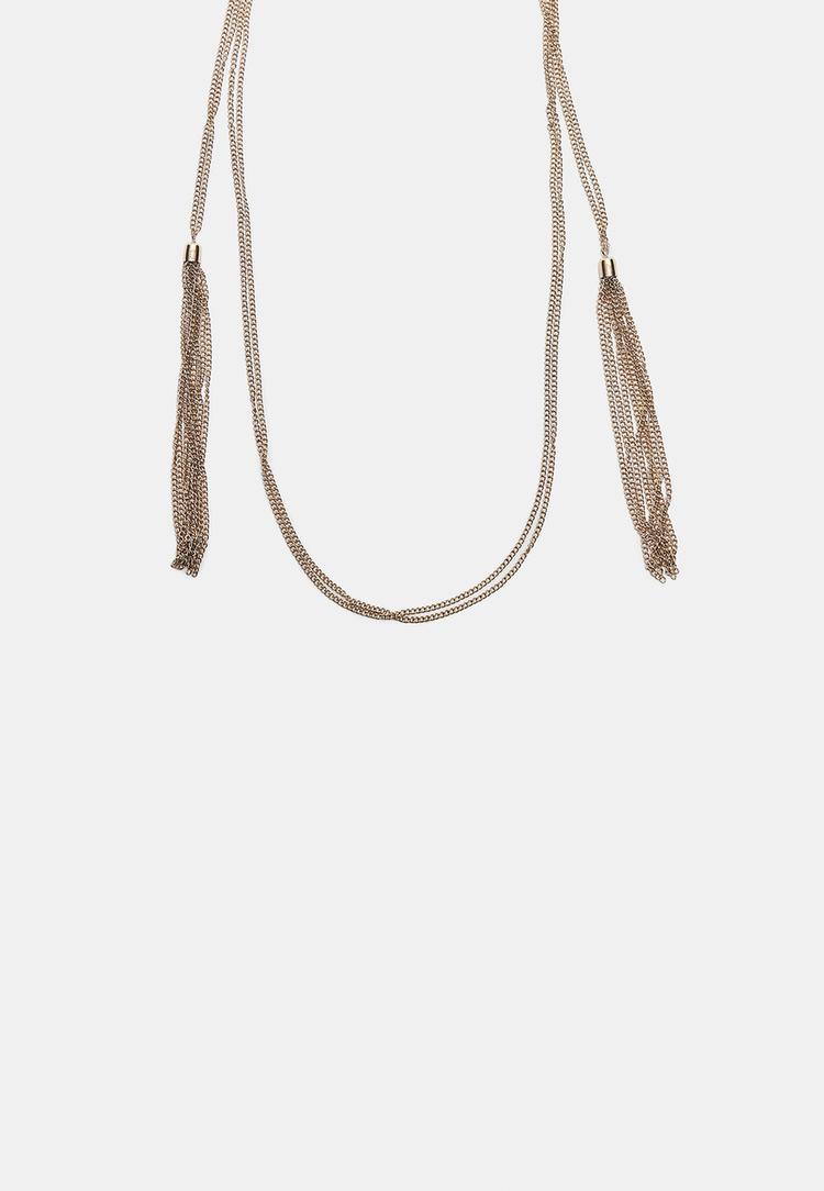 Stradivarius Halsband Choker Lariat Os