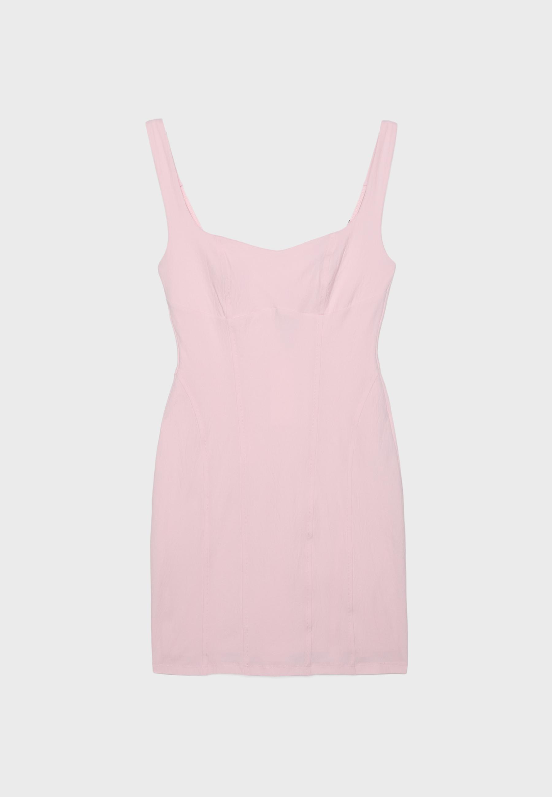 Short bodice dress — Pastel pink