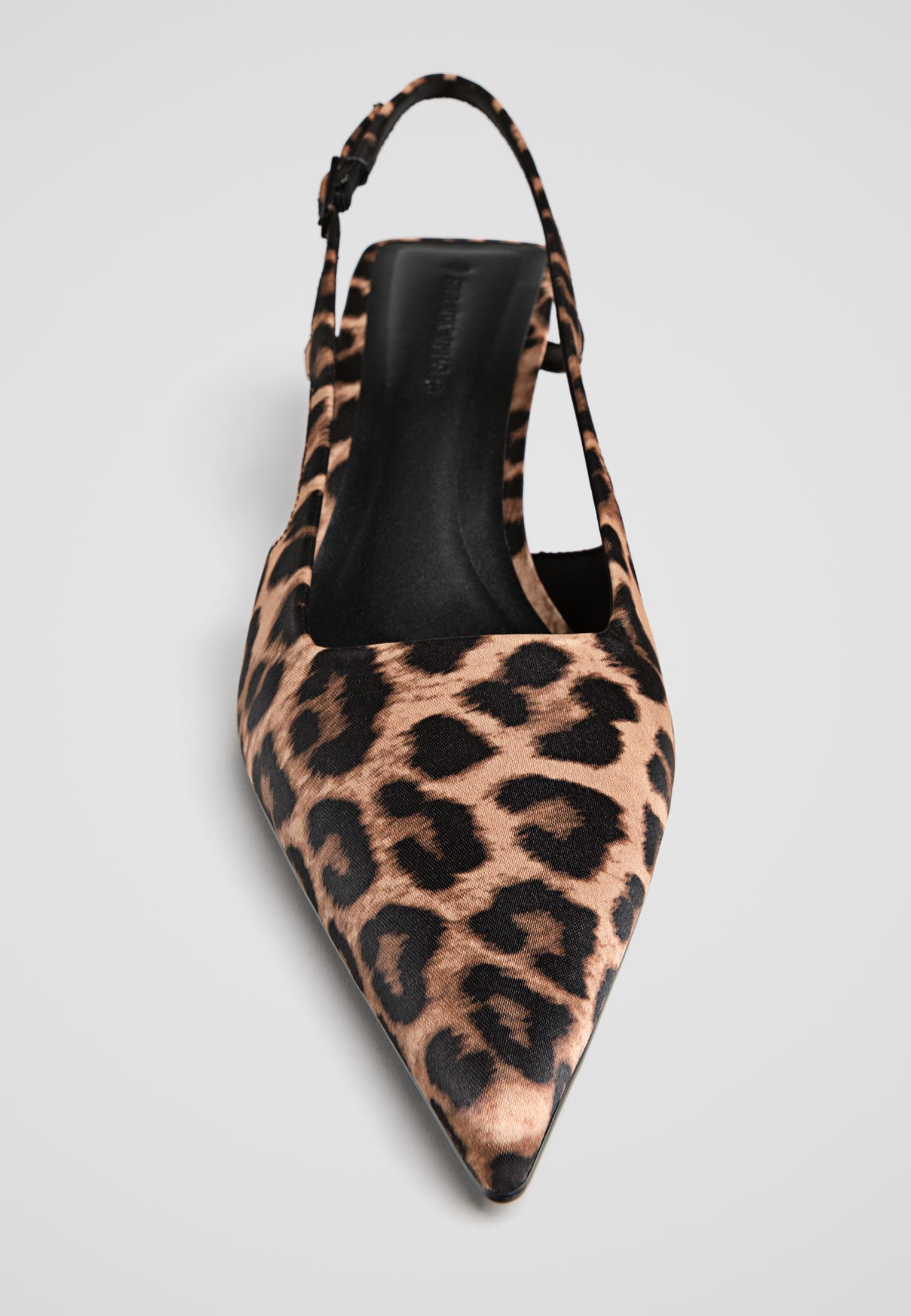 Stradivarius Leopard Print Kitten Heels Combined 6