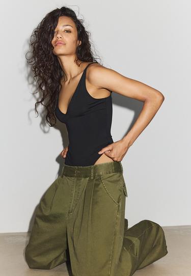 V-neck bodysuit — Black 6