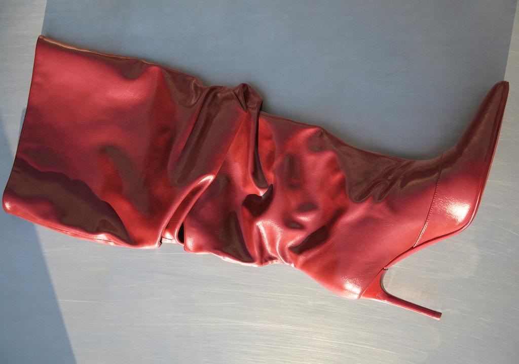 Botas altas tacón slouchy