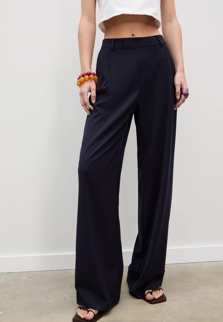 pantalon met wijde pijpen