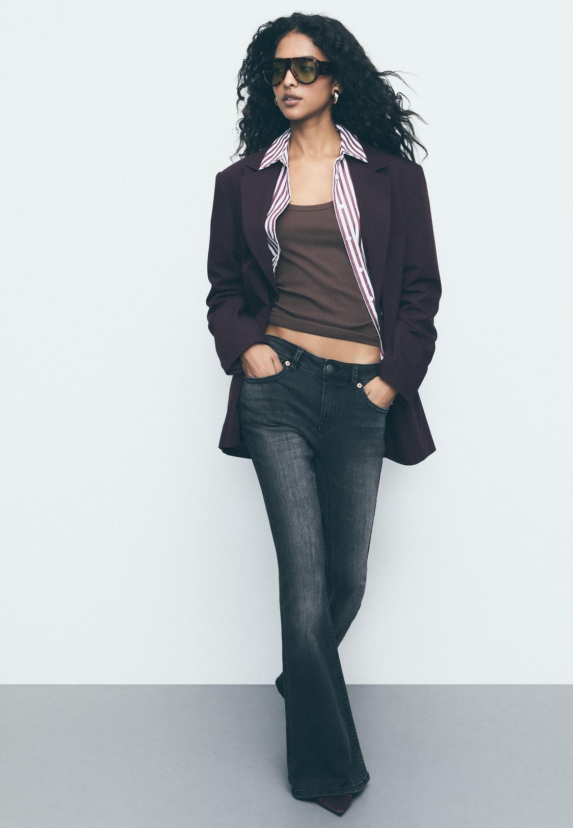 Flare Jeans Straight Leg Jeans With Jordans D04 Low Rise Flared Jeans