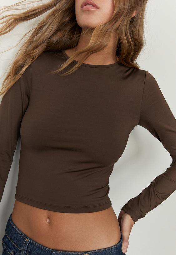 poliamid uzun kollu t shirt