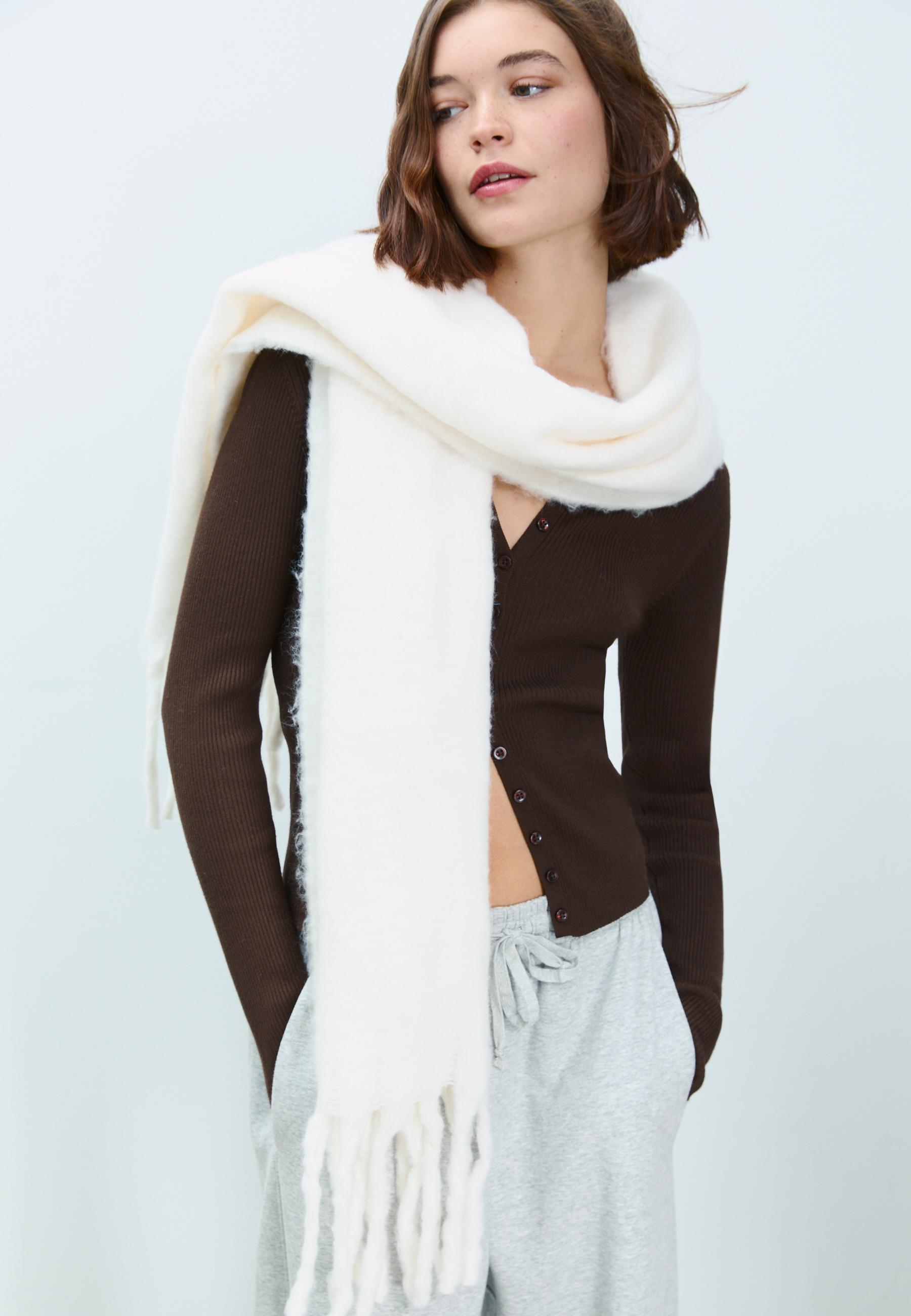 white scarf womens