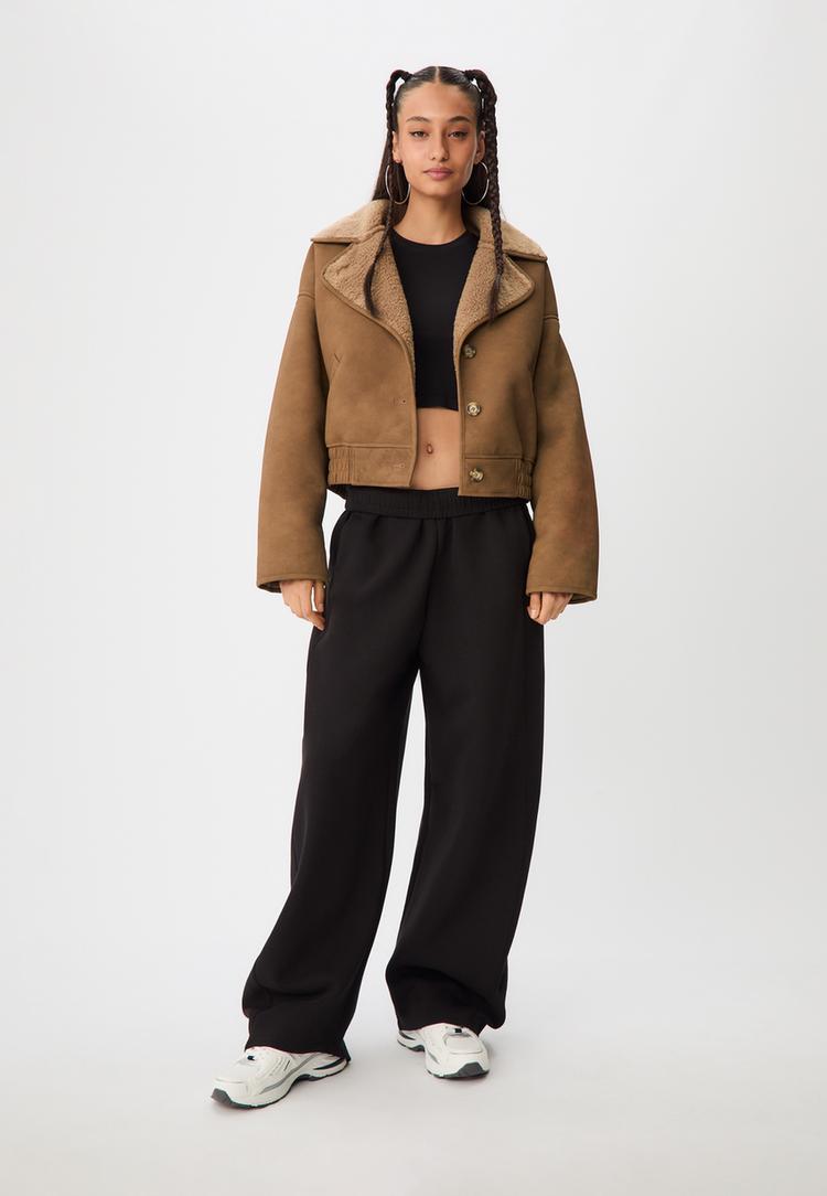 blouson court double face
