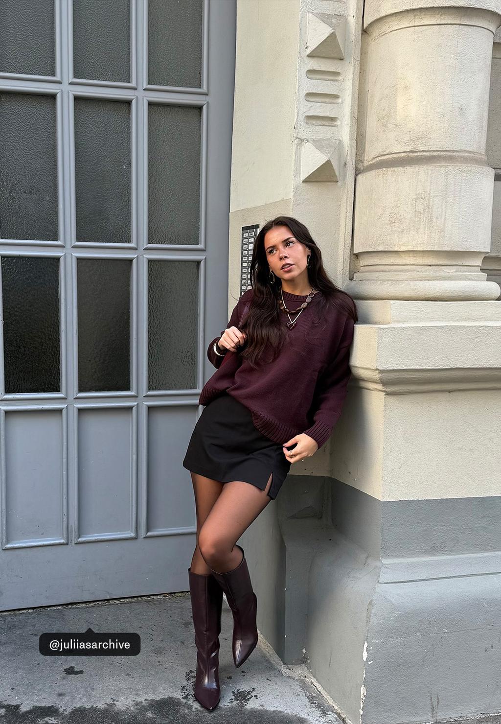 Falda pantalón abertura lateral