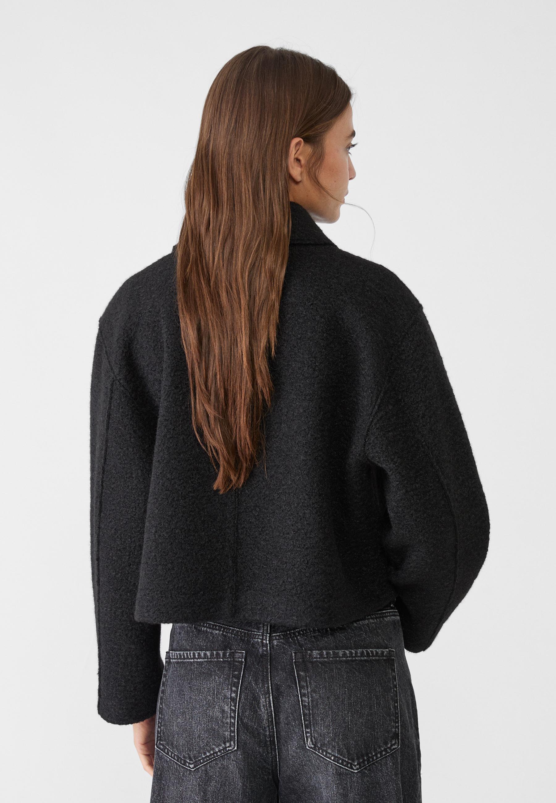 Short boucle jacket online