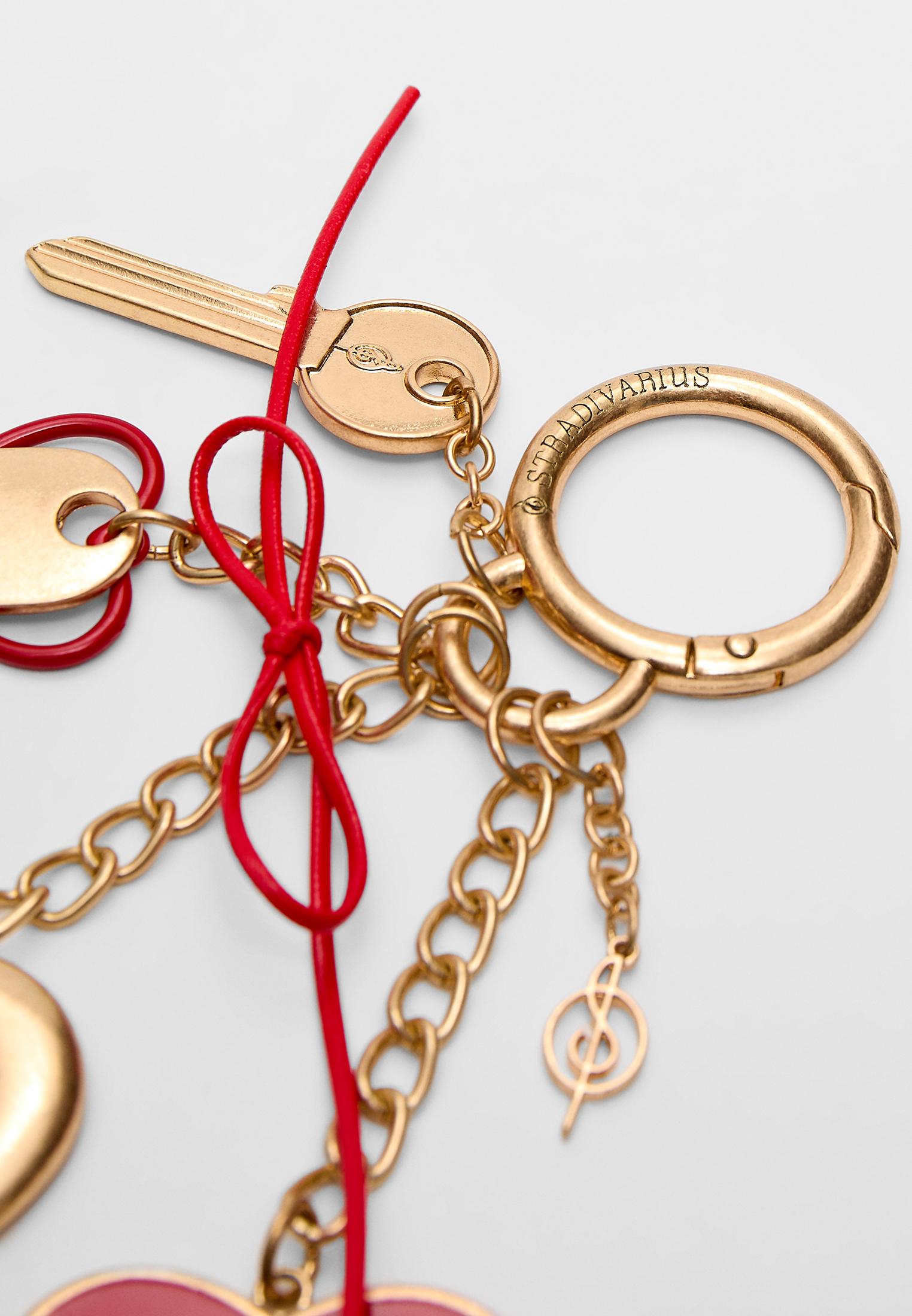 Multi-heart key ring - Women's fashion | Stradivarius Kuwait