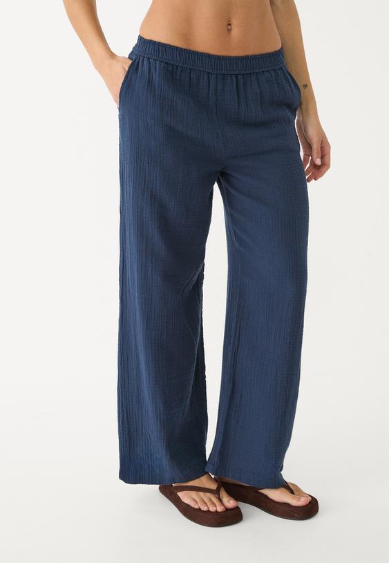 pantalon fluido cintura elastica