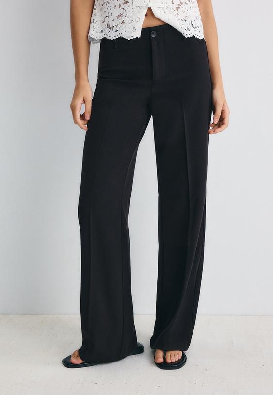 Ravne Hlače Slim Fit