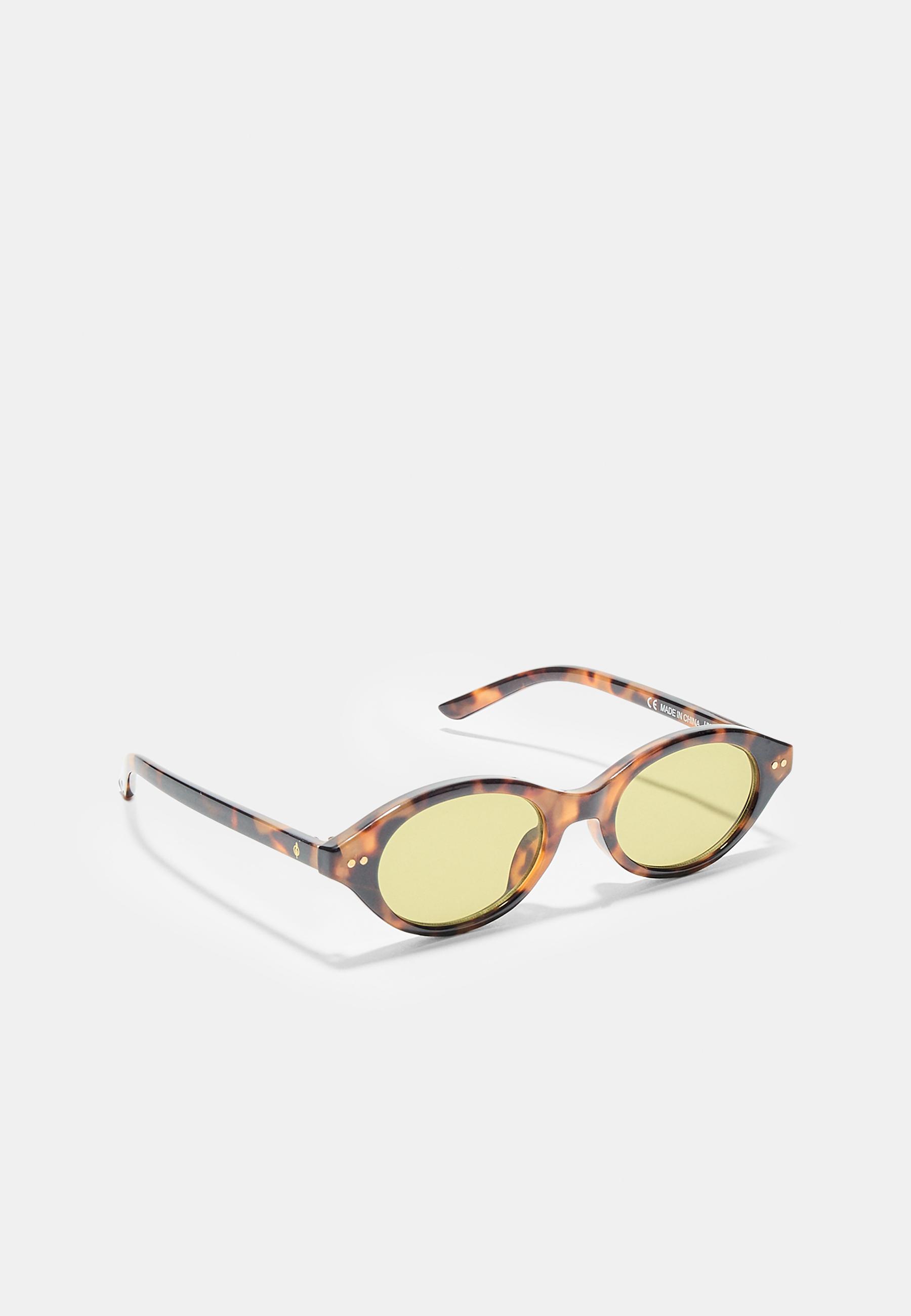 Oval sunglasses — Brown