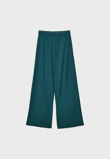 Light tech joggers with elasticated waistband — Green 8