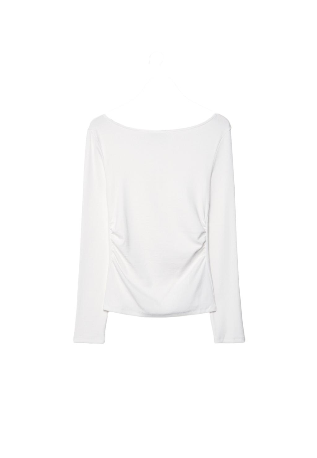 Langarmshirt mit Raffung