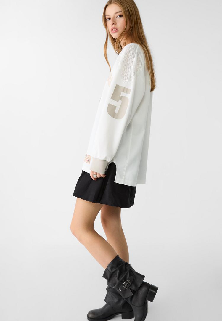 camiseta oversize numero