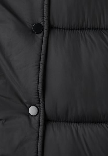Hooded puffer jacket — Black 9