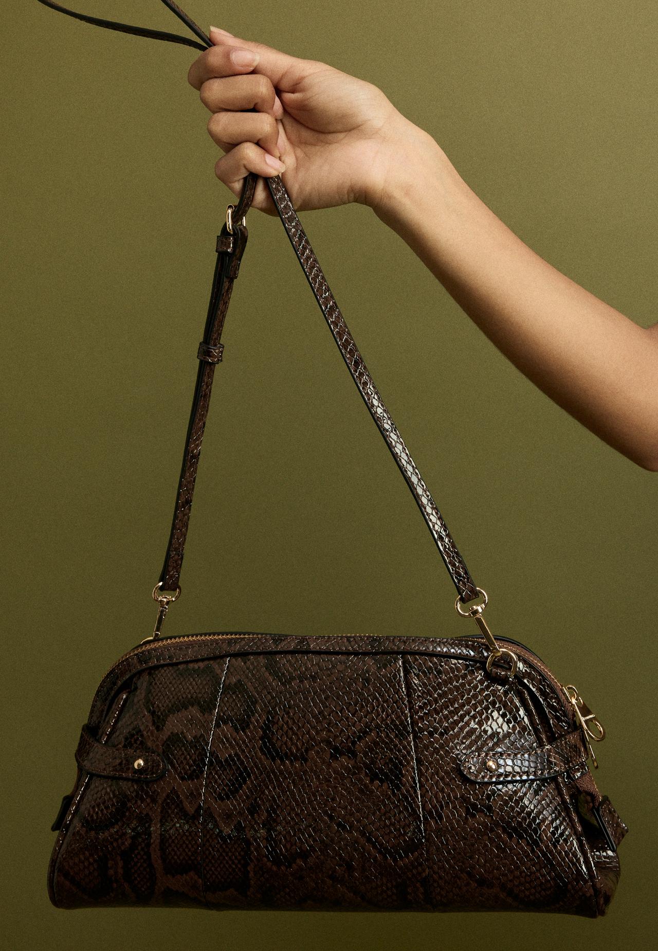 Retro crossbody bag — Brown