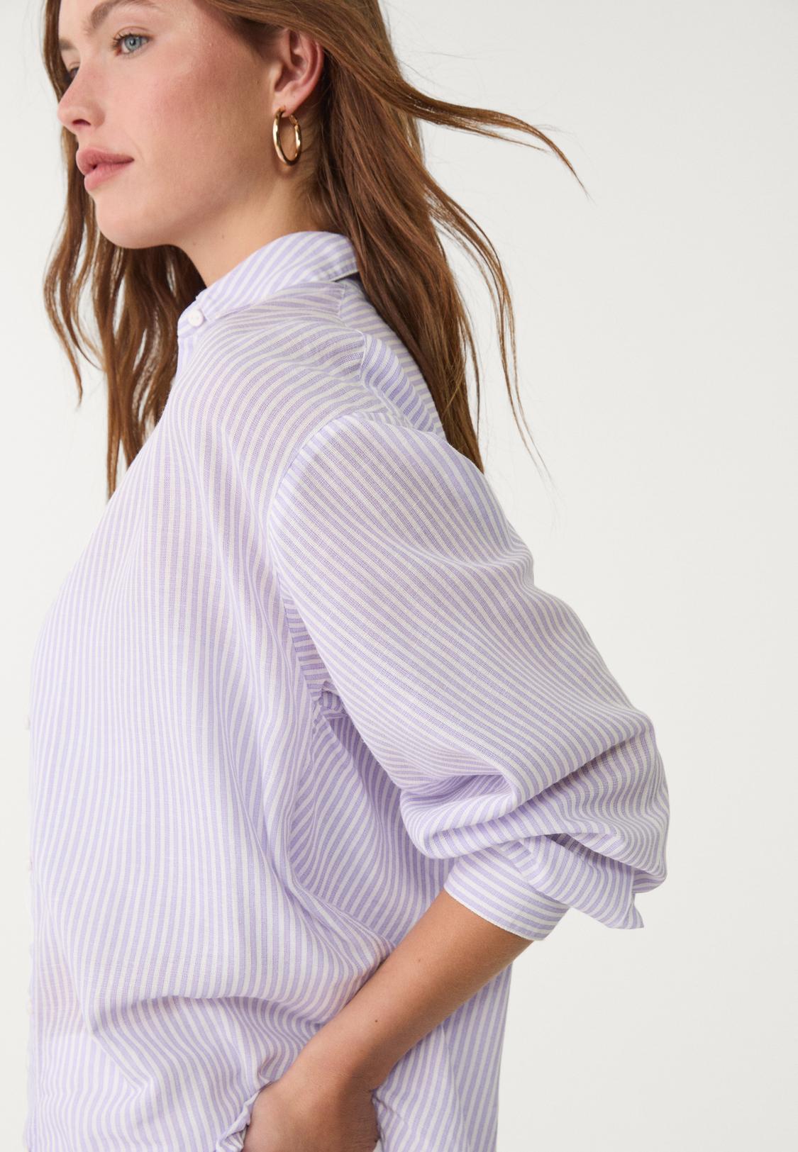 Camicie Donna Stradivarius Camicia Maniche A Sbuffo Stradivarius