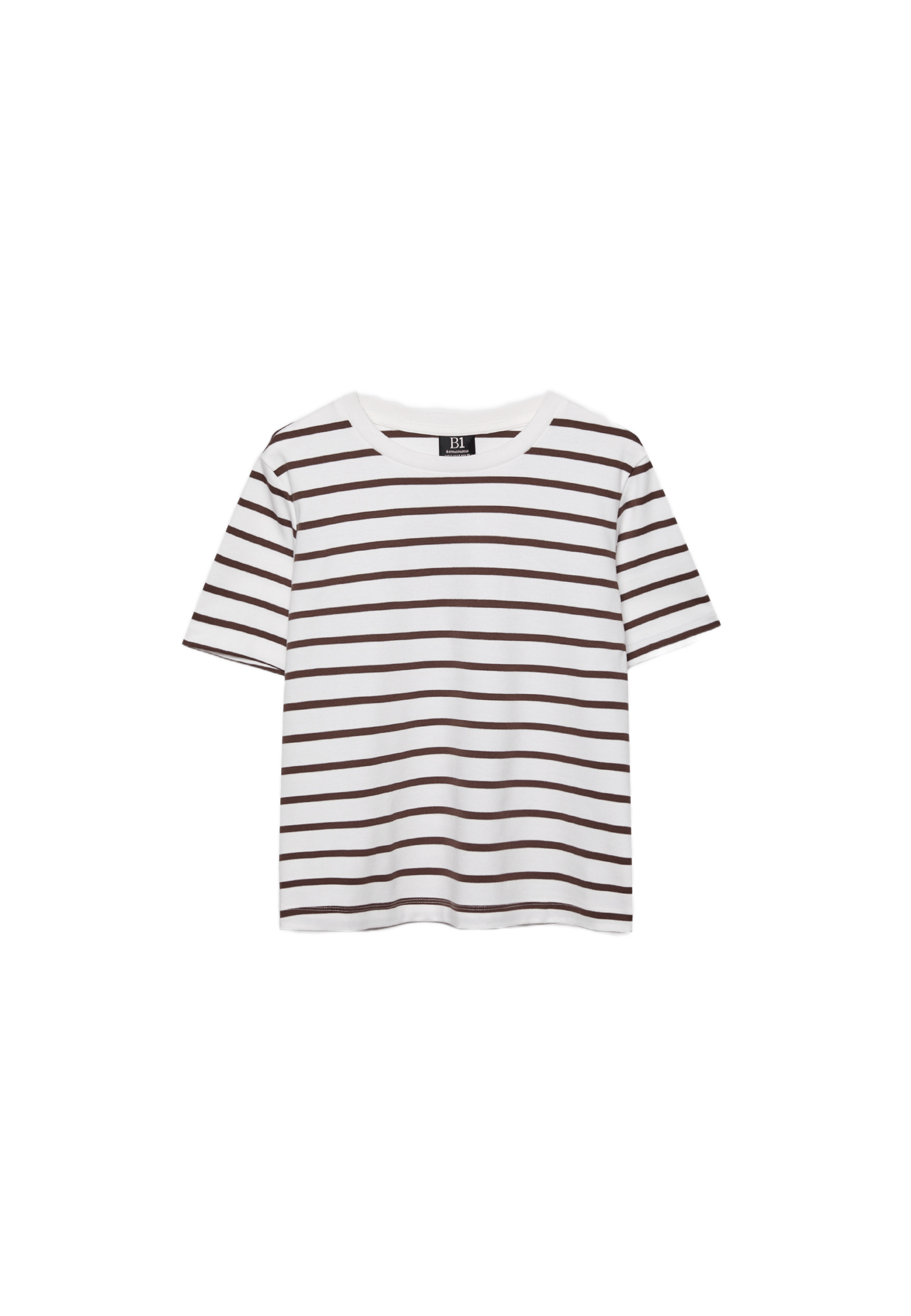 Çizgili, heavy weight, regular fit basic tişört