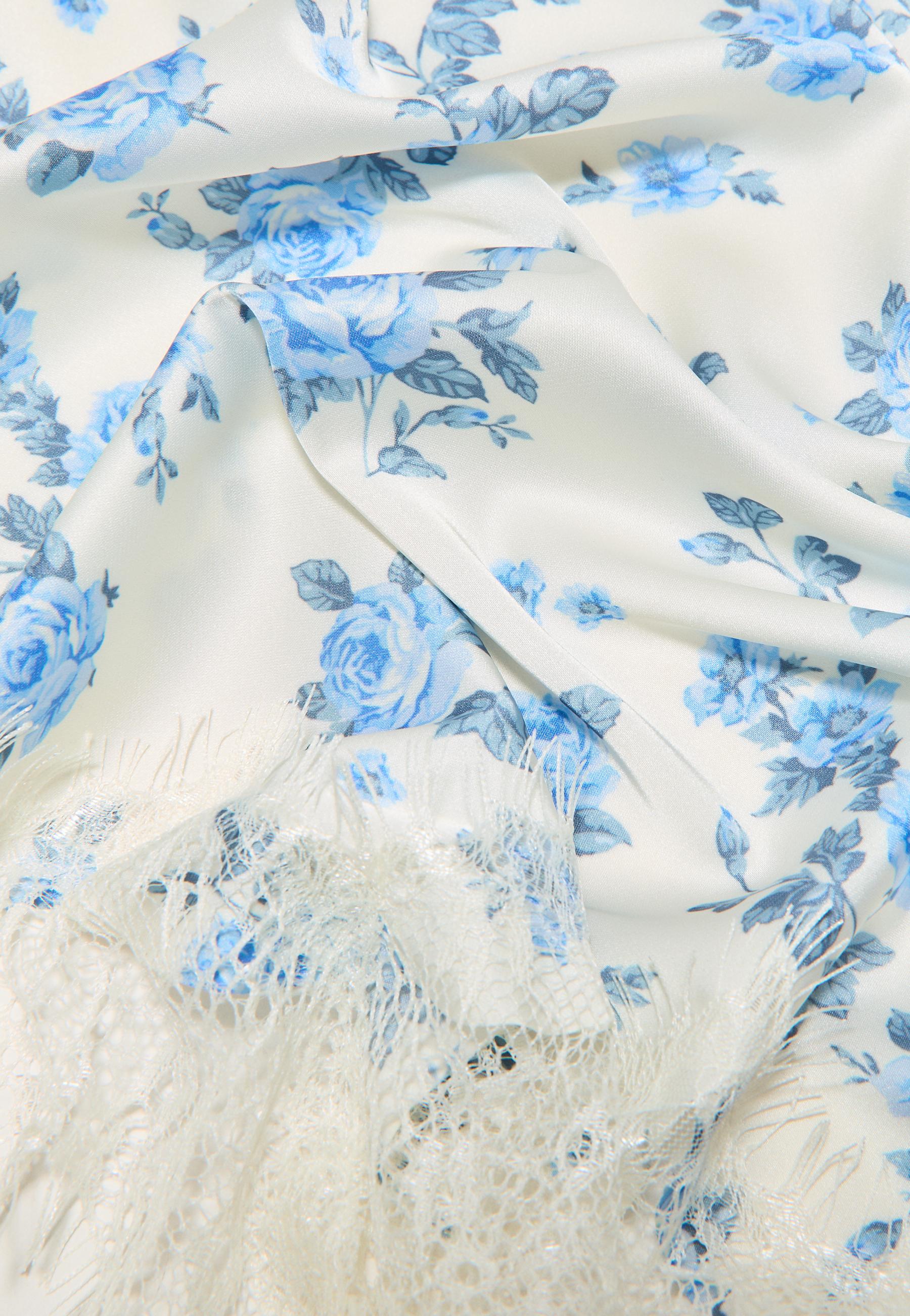 Lace Pareo — Blue