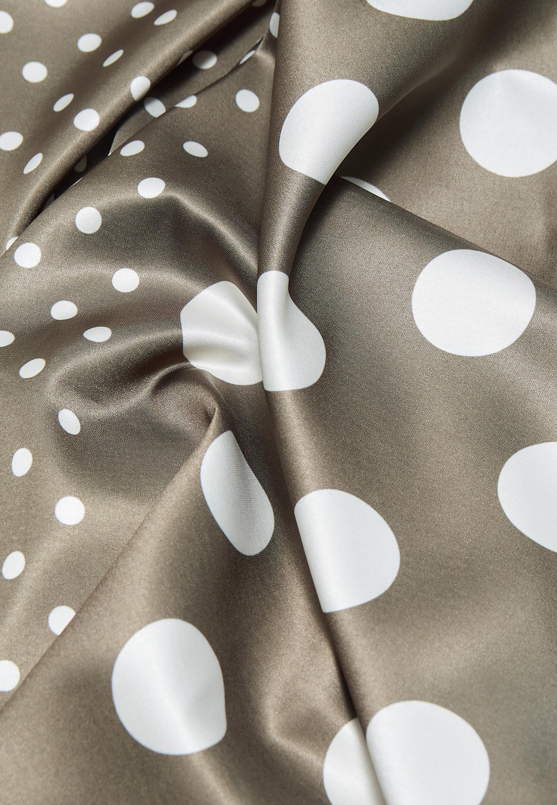 Polka dot scarf — Khaki