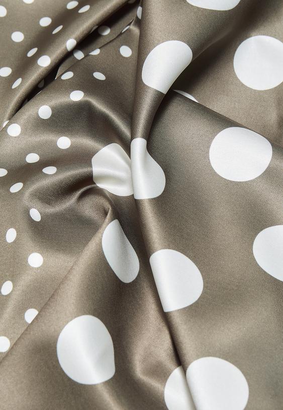 polka dot scarf