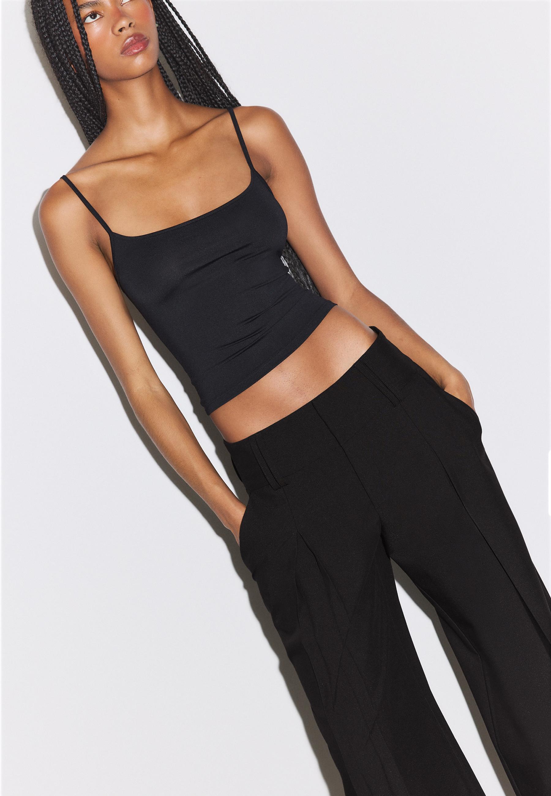 Smart darted trousers — Black